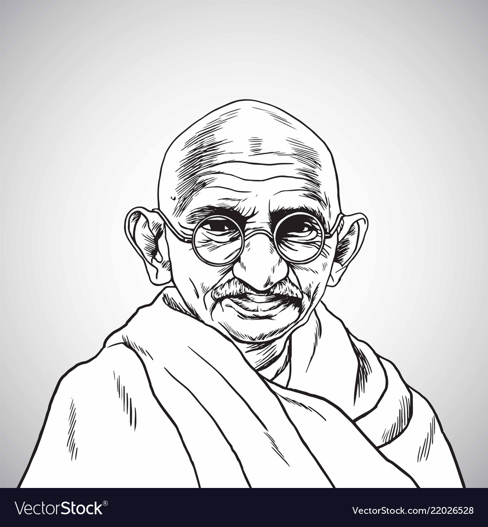 gandhi portrait