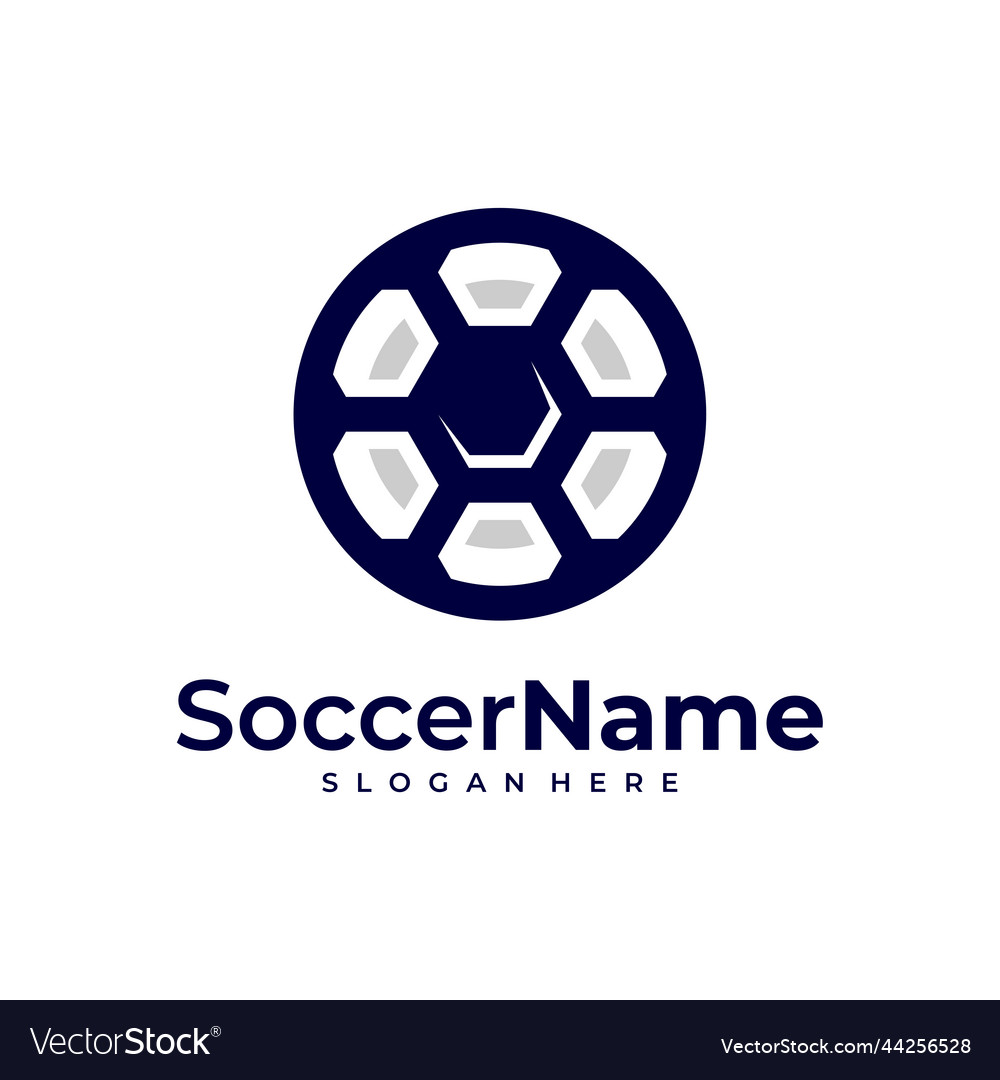 Modernes Fußball Logo Vorlage Fußball Design