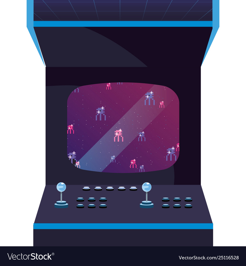 Video game retro Royalty Free Vector Image - VectorStock