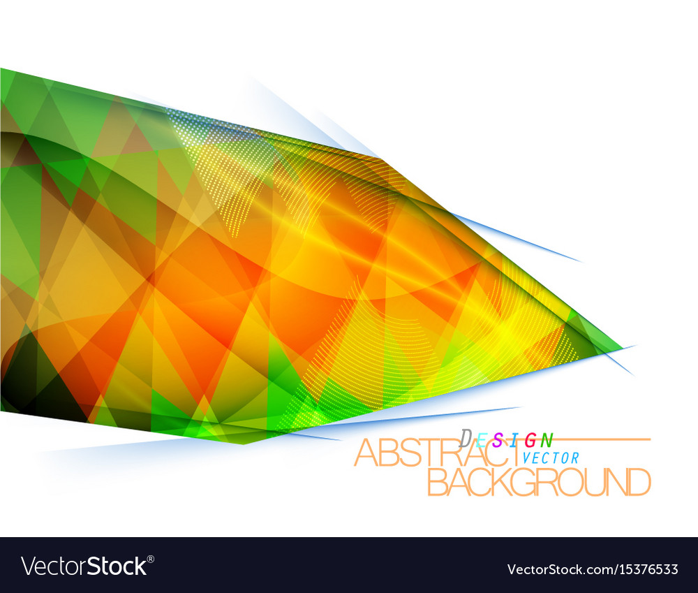 Abstract multicolored square shape