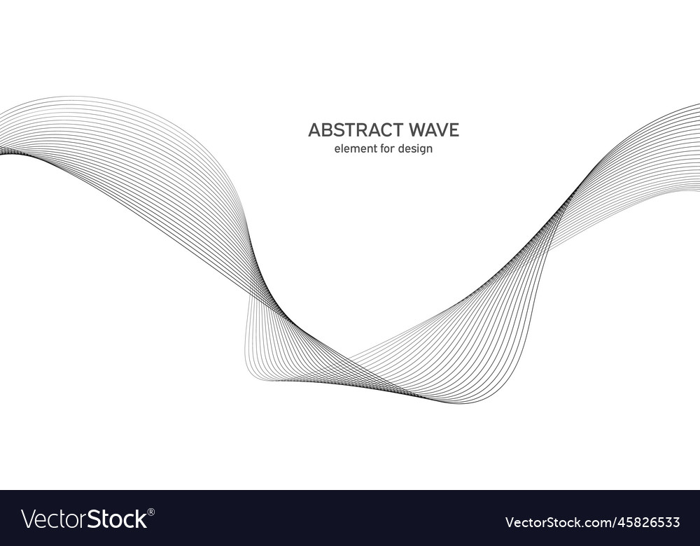 Abstract wave element for design digital vector image Abstract wave element for design digital