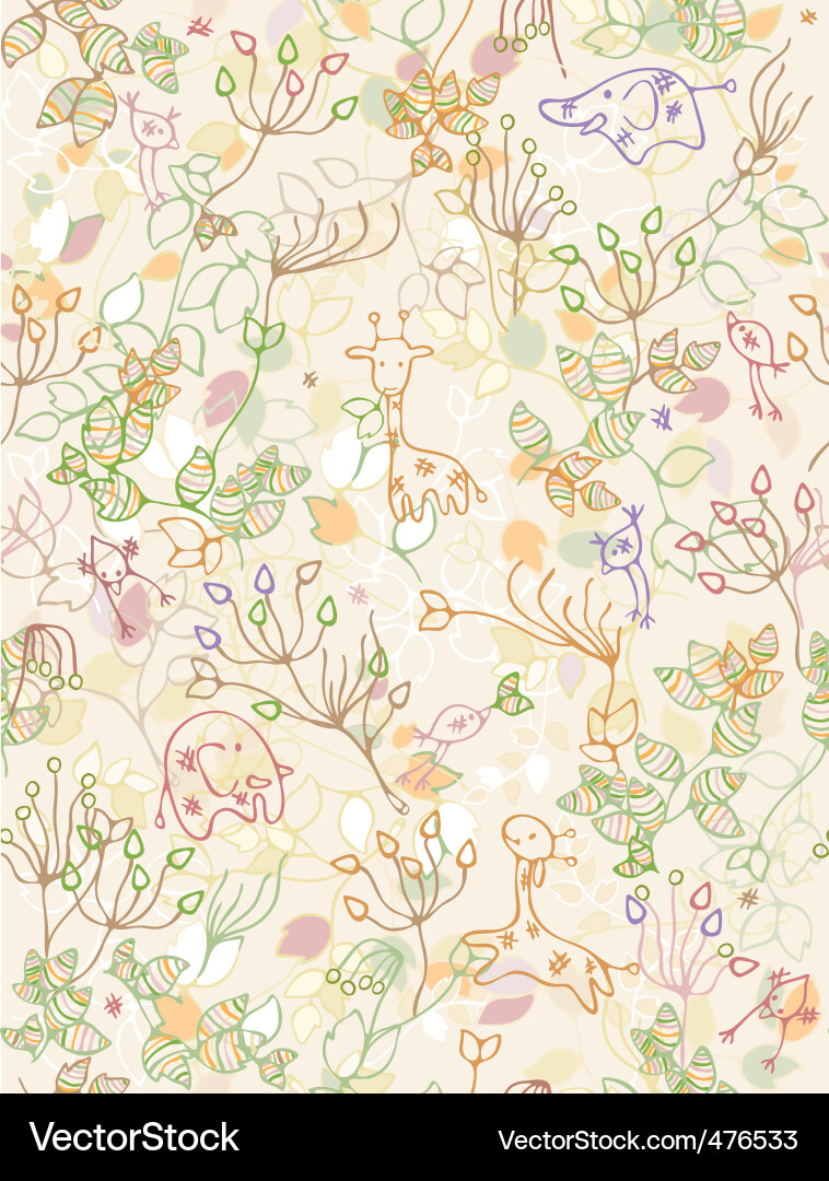 Animal pattern Royalty Free Vector Image - VectorStock