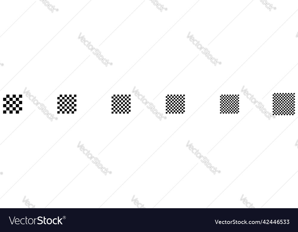 Chess checkerboard squares textured element vector image Chess checkerboard squares textured element