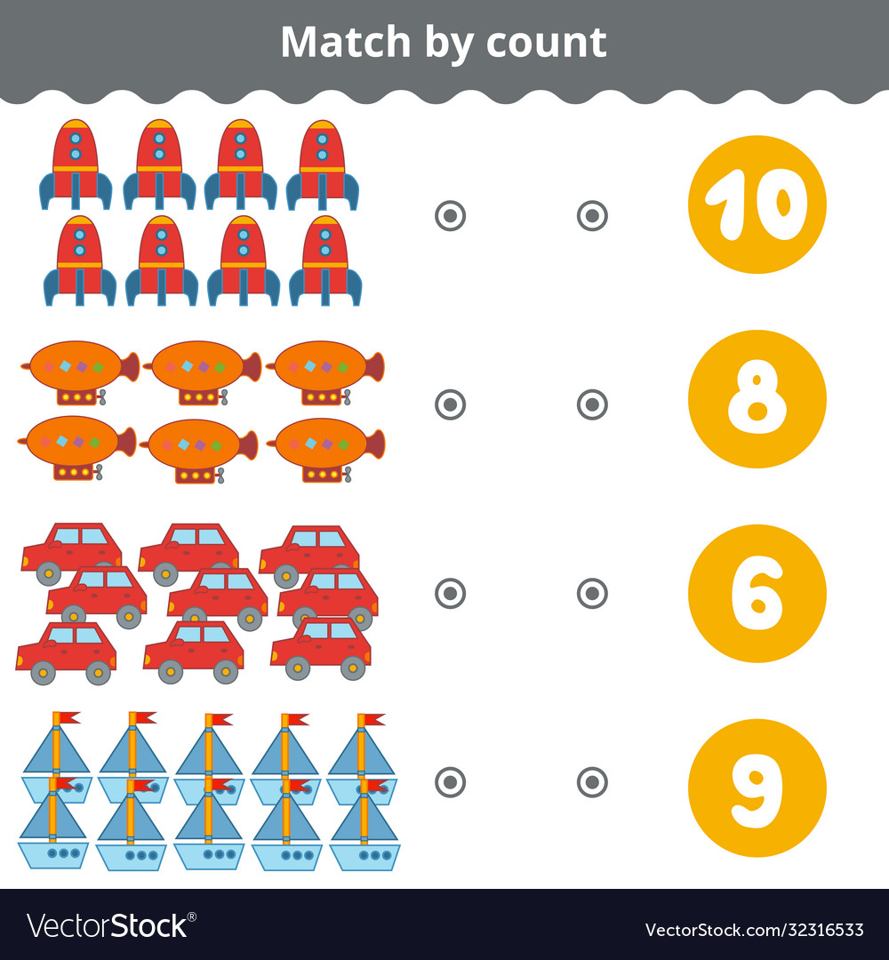 Counting Game - Preschool Objects