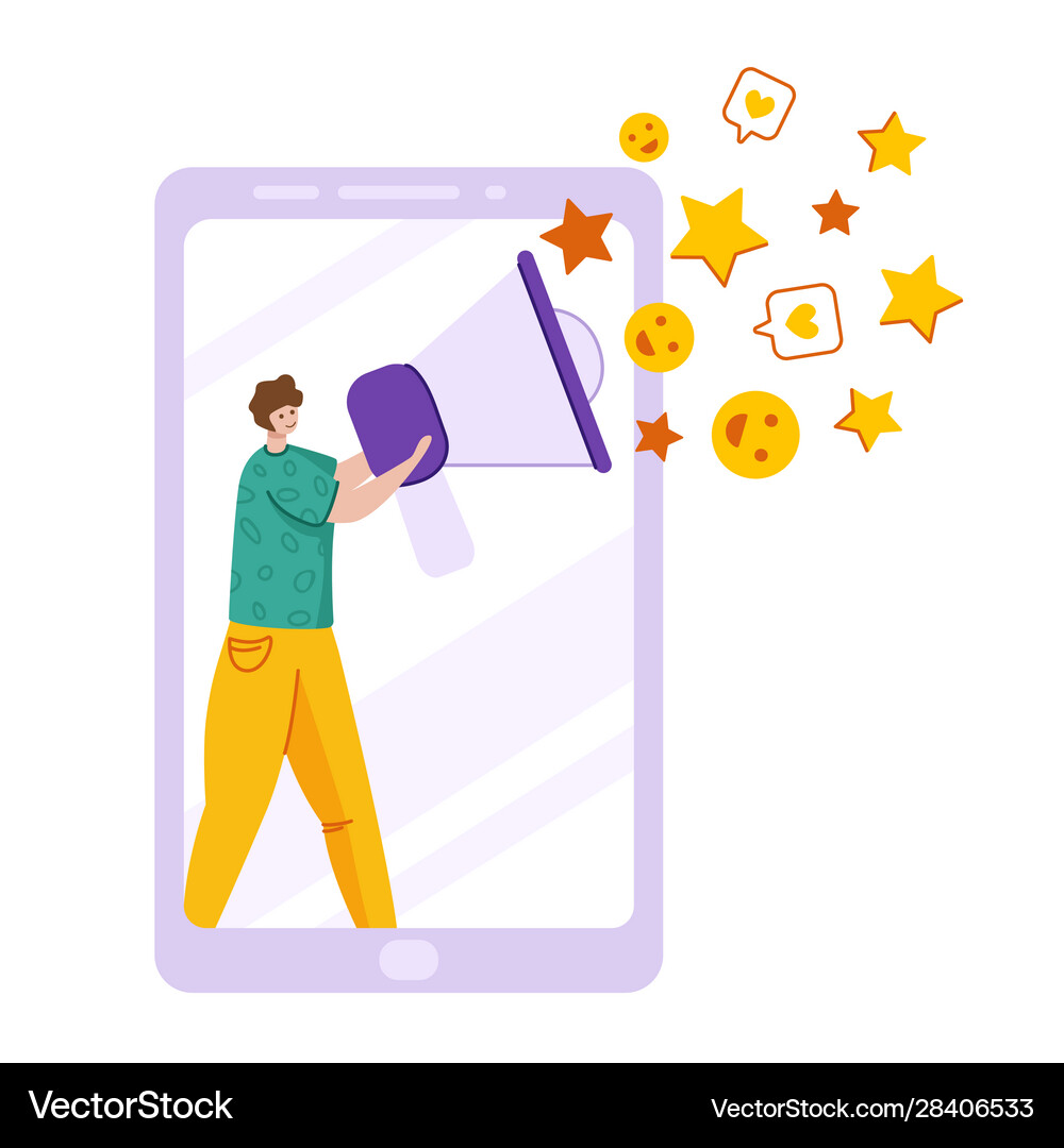 Customer feedback concept Royalty Free Vector Image