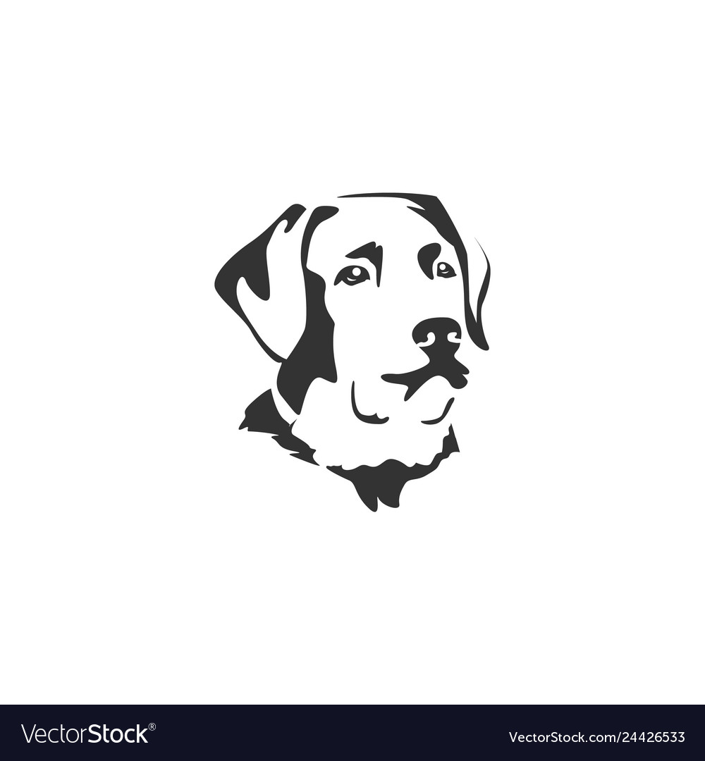 Dog Face Vector