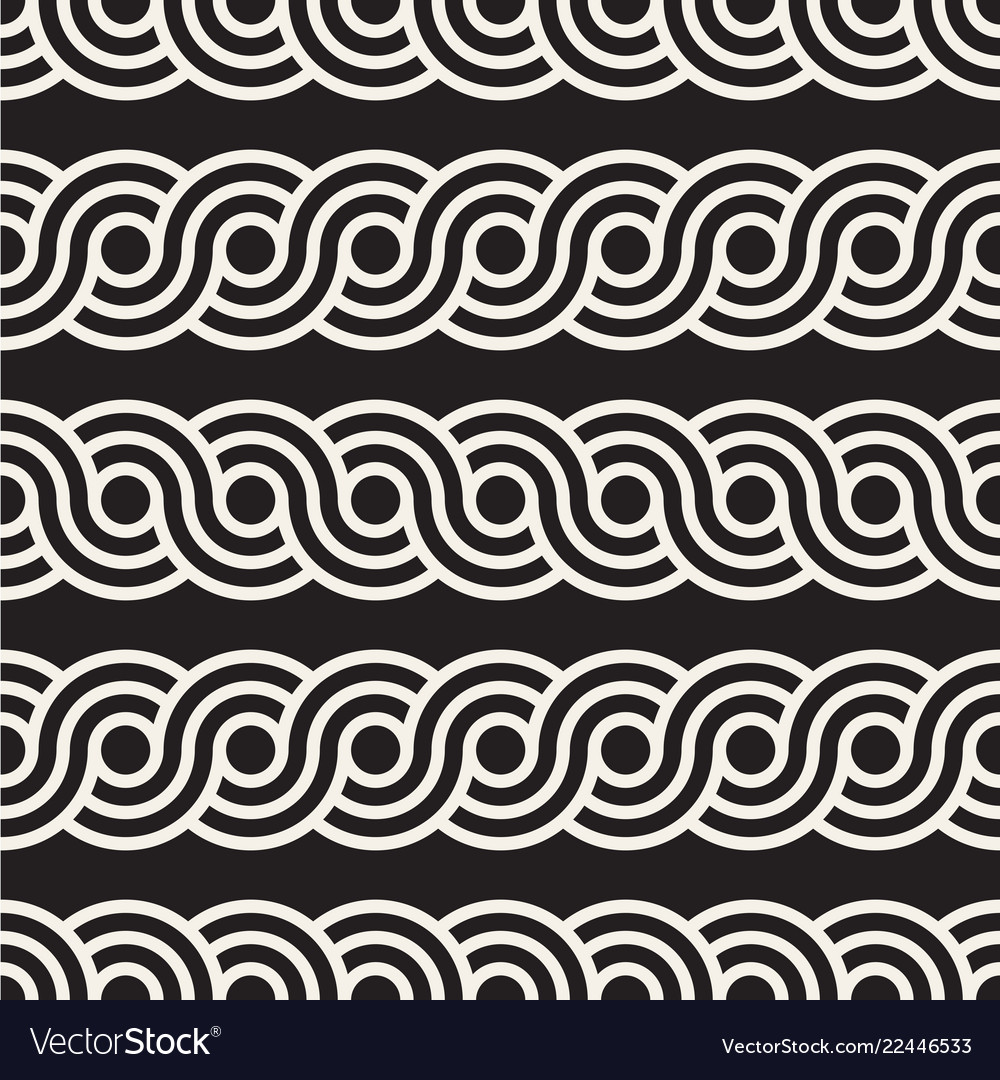 Interlaced Line Pattern - Modern Abstract