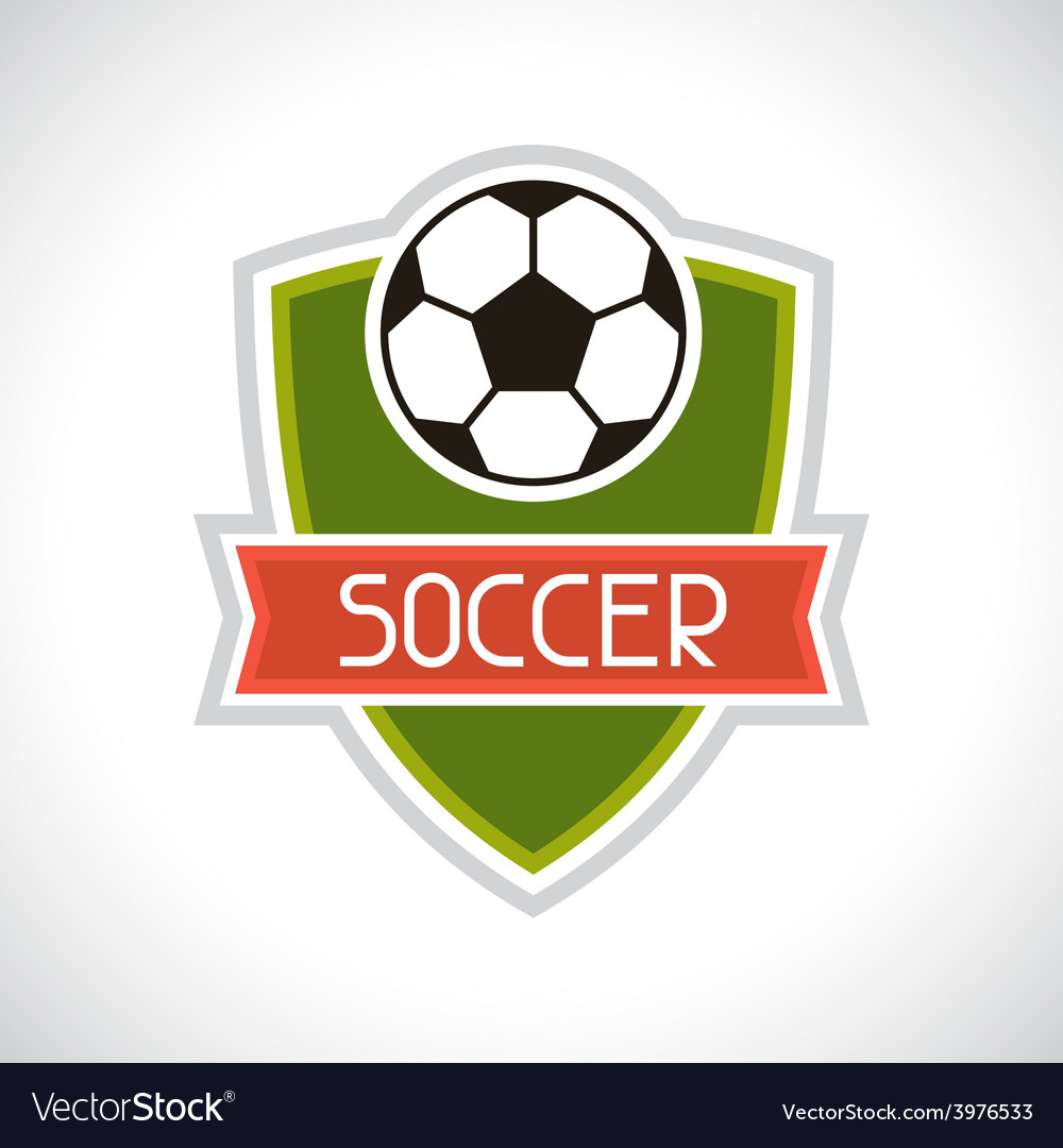 Sports soccer football badge