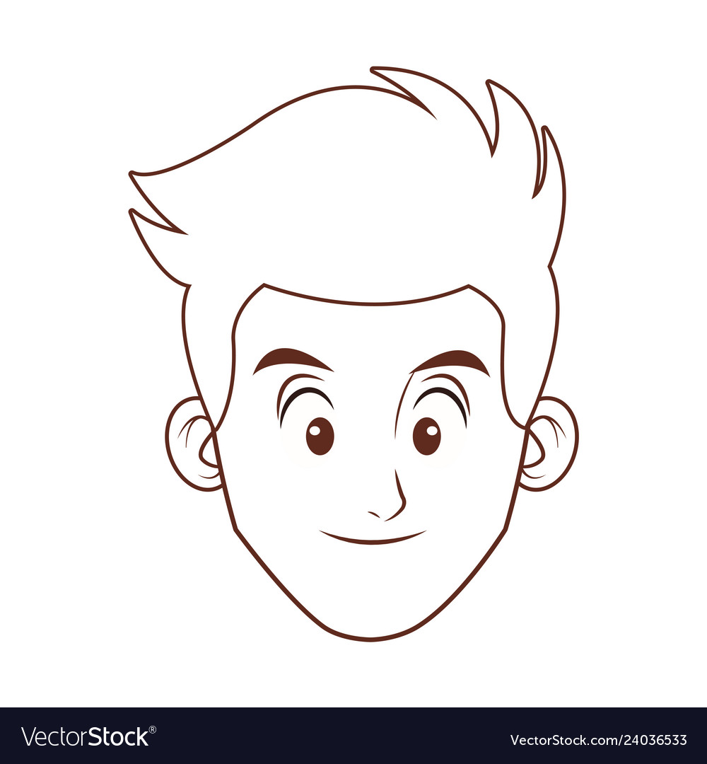 Young man cartoon Royalty Free Vector Image - VectorStock