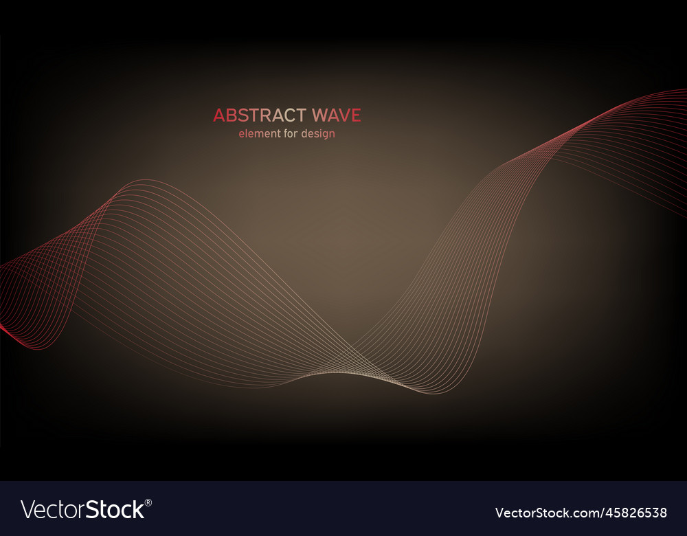 Abstract wave element for design digital vector image Abstract wave element for design digital
