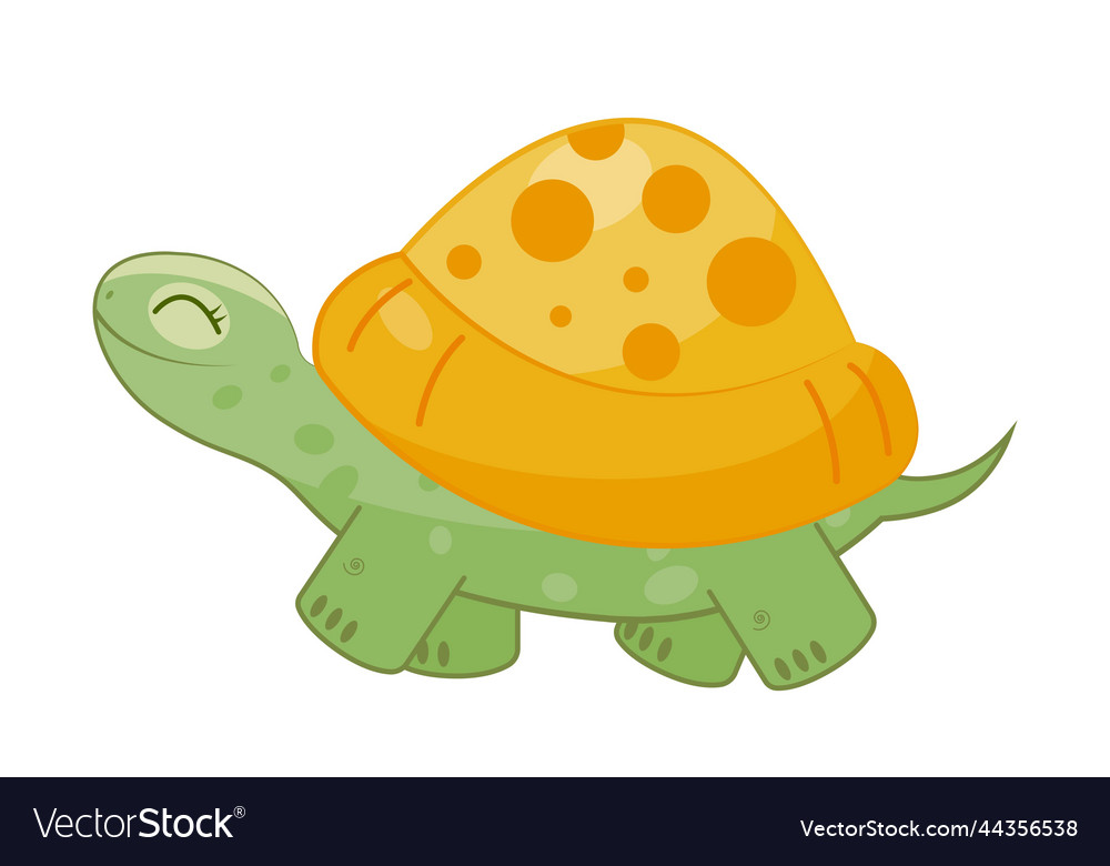 African Turtle Concept Royalty Free Vector Image