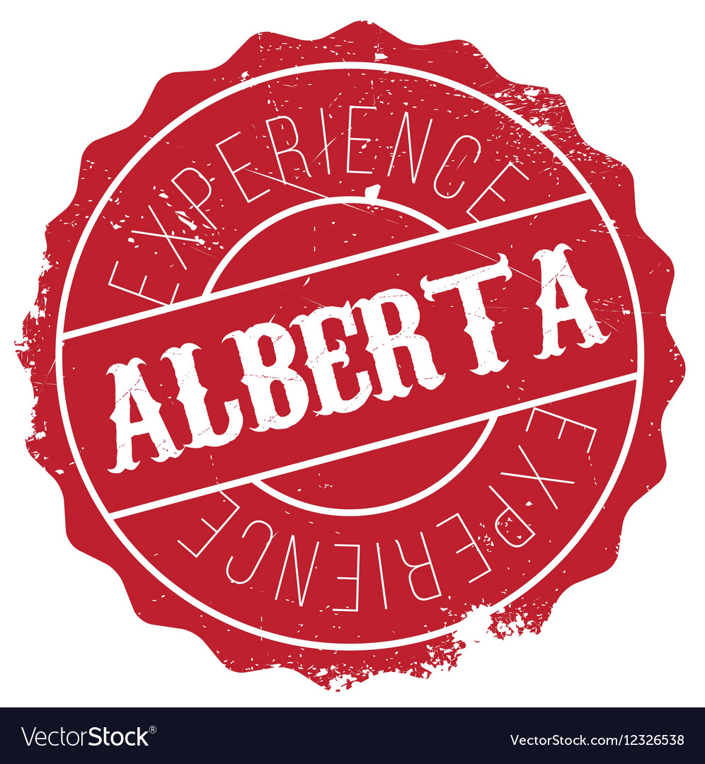 Alberta Stempel Gummi Grunge