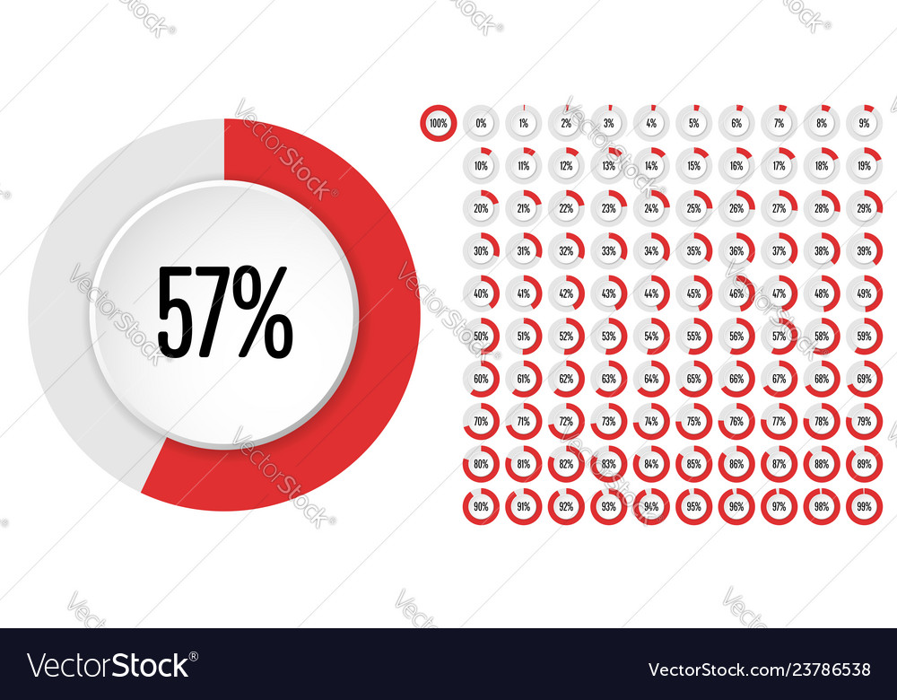 Circle Percentage Charts - Data Visualizations