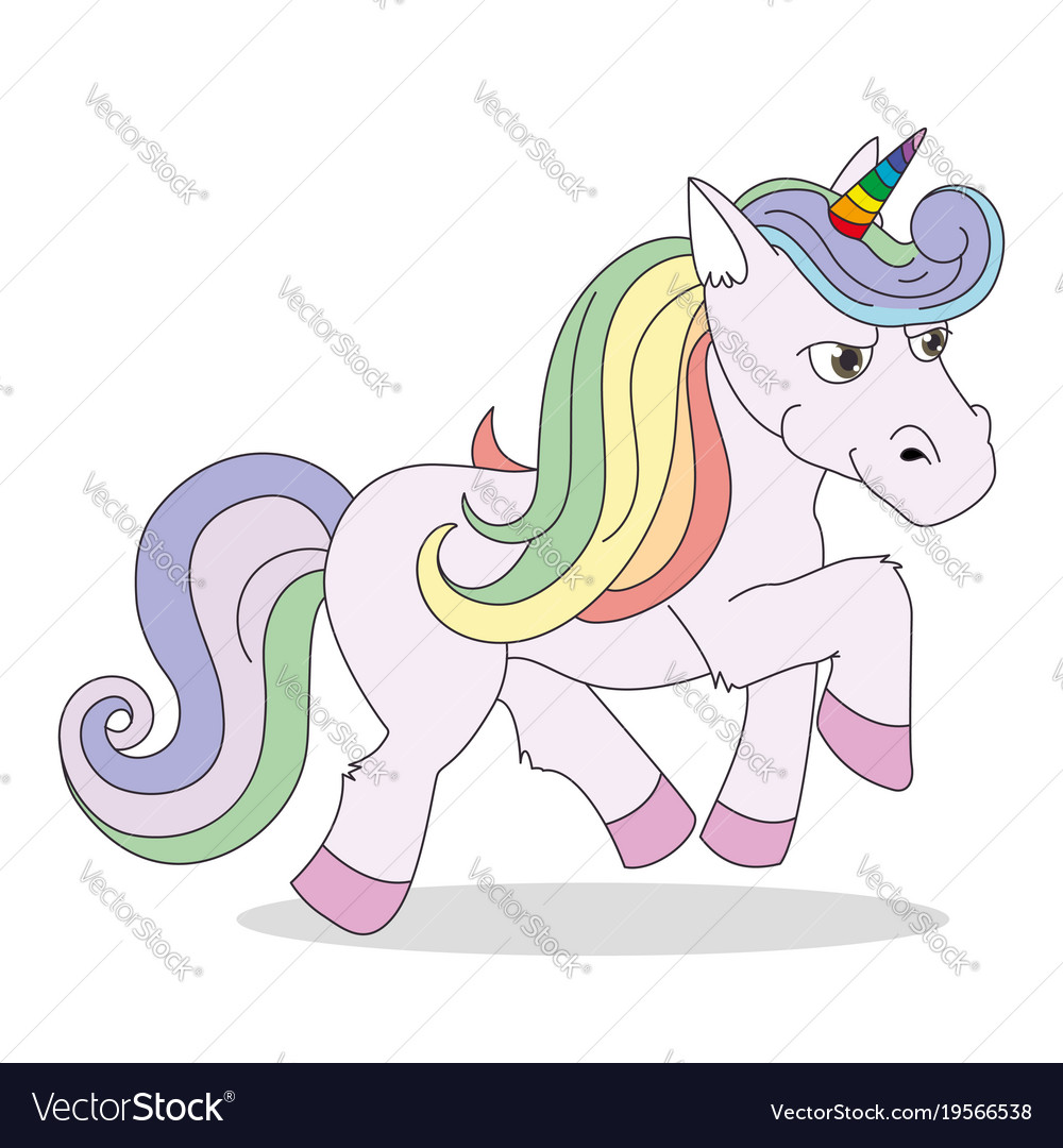 Love pink unicorn Royalty Free Vector Image - VectorStock
