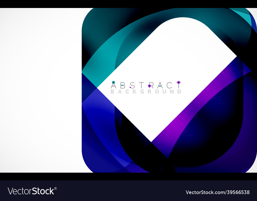 Minimal background abstract square shape vector image Minimal background abstract square shape