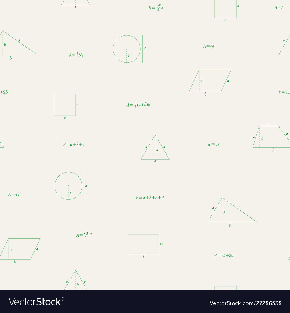 Seamless pattern with geometry figure