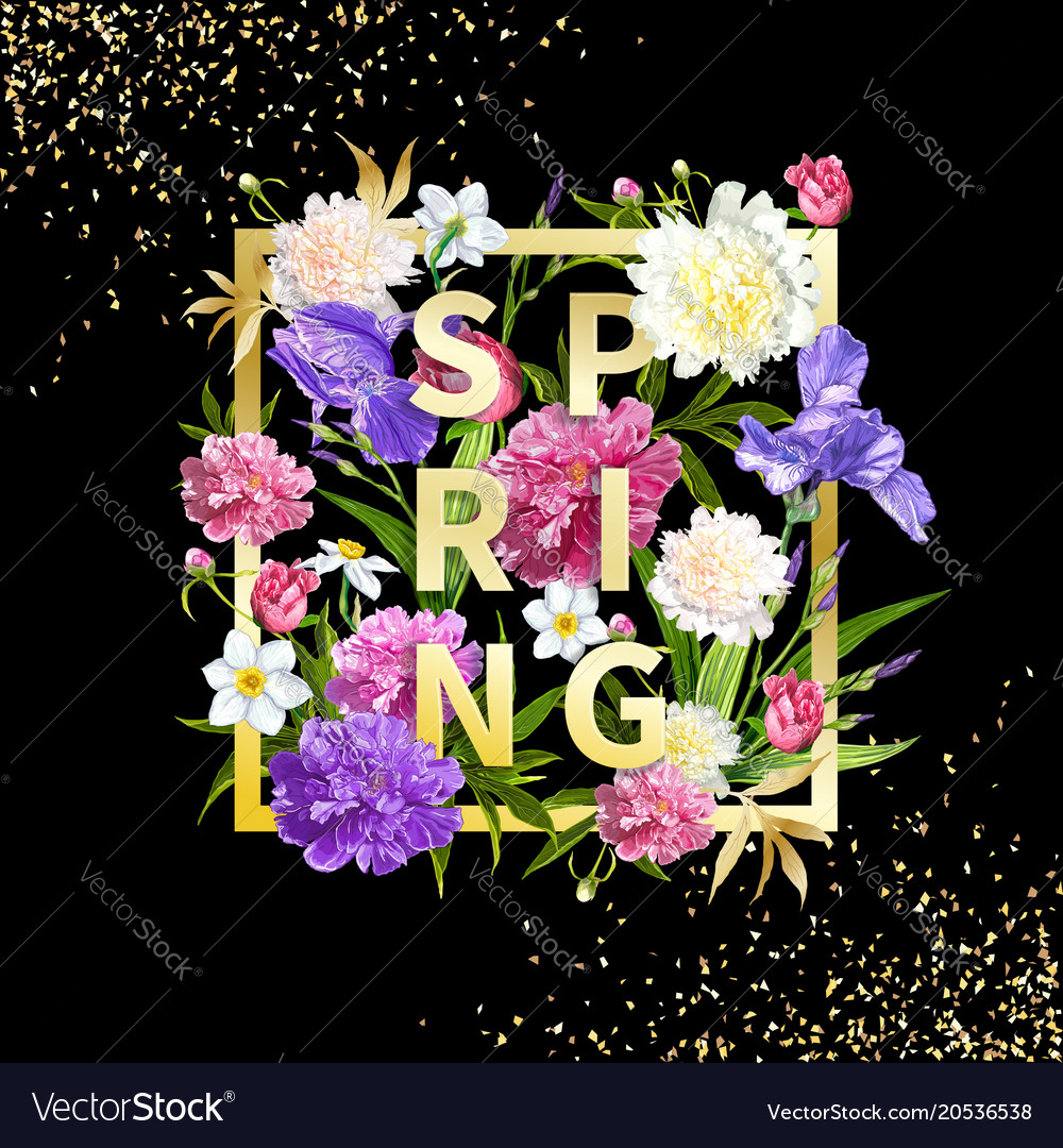 Spring collections background