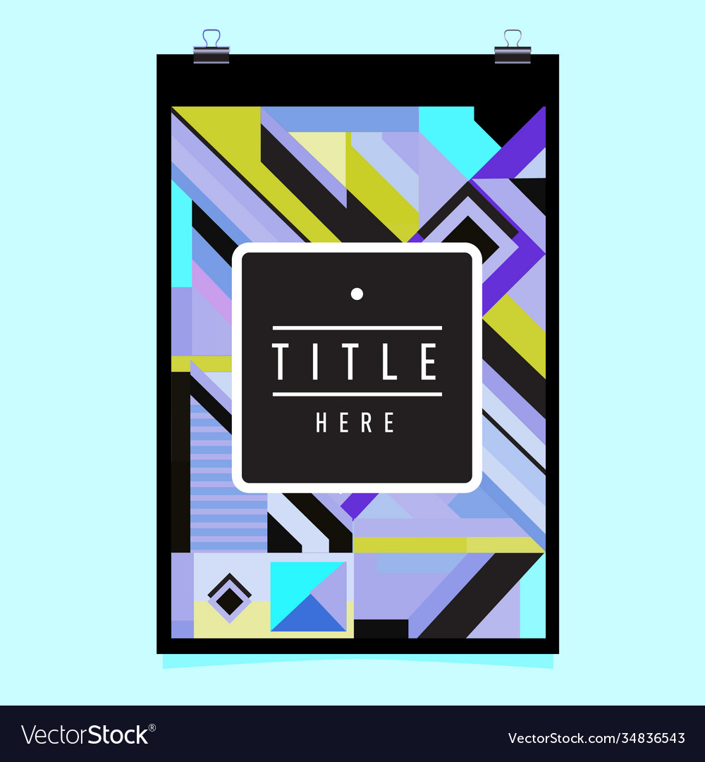 Abstract colorful geometric pattern background Vector Image Abstract colorful geometric pattern background