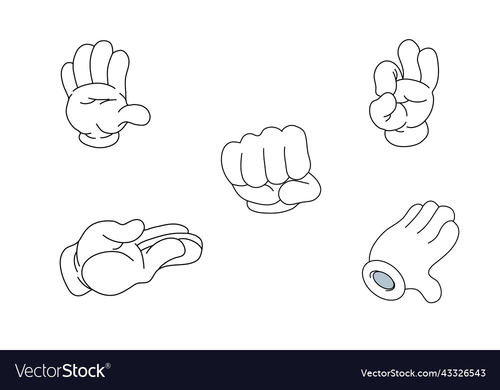 Body parts cartoon Royalty Free Vector Image - VectorStock