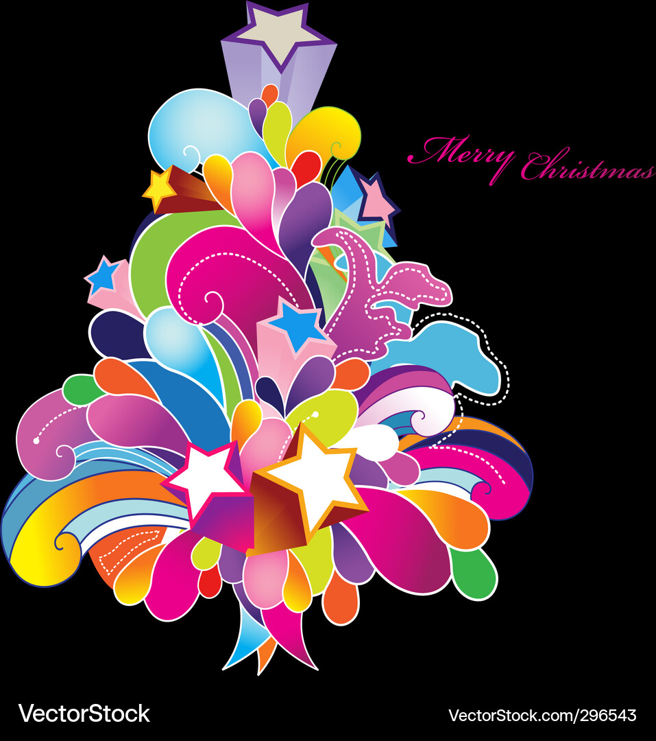 Christmas tree Royalty Free Vector Image - VectorStock