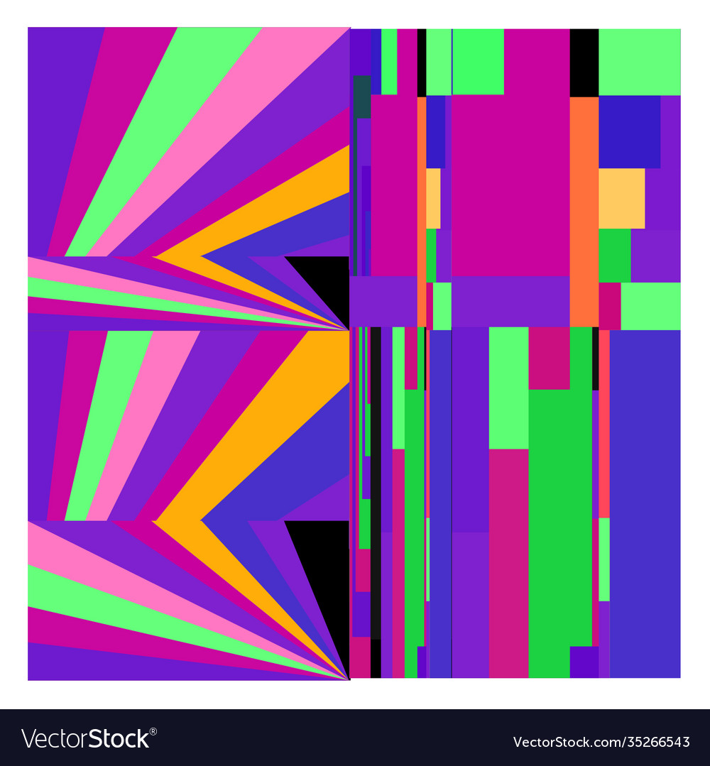 Colorful geometric and curve background pattern Vector Image Colorful geometric and curve background pattern