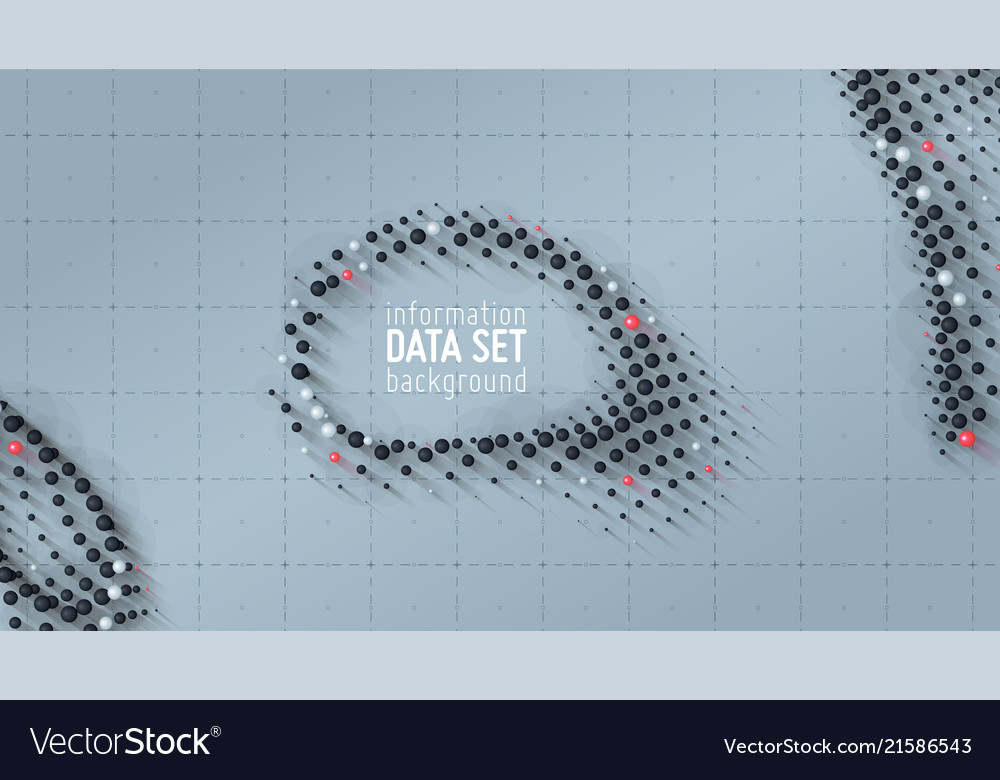 Data Sorting Sphere Background