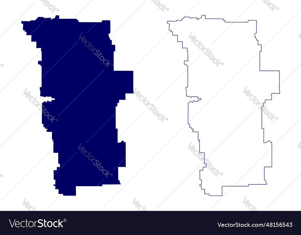 Division no 6 canada alberta province north Vector Image