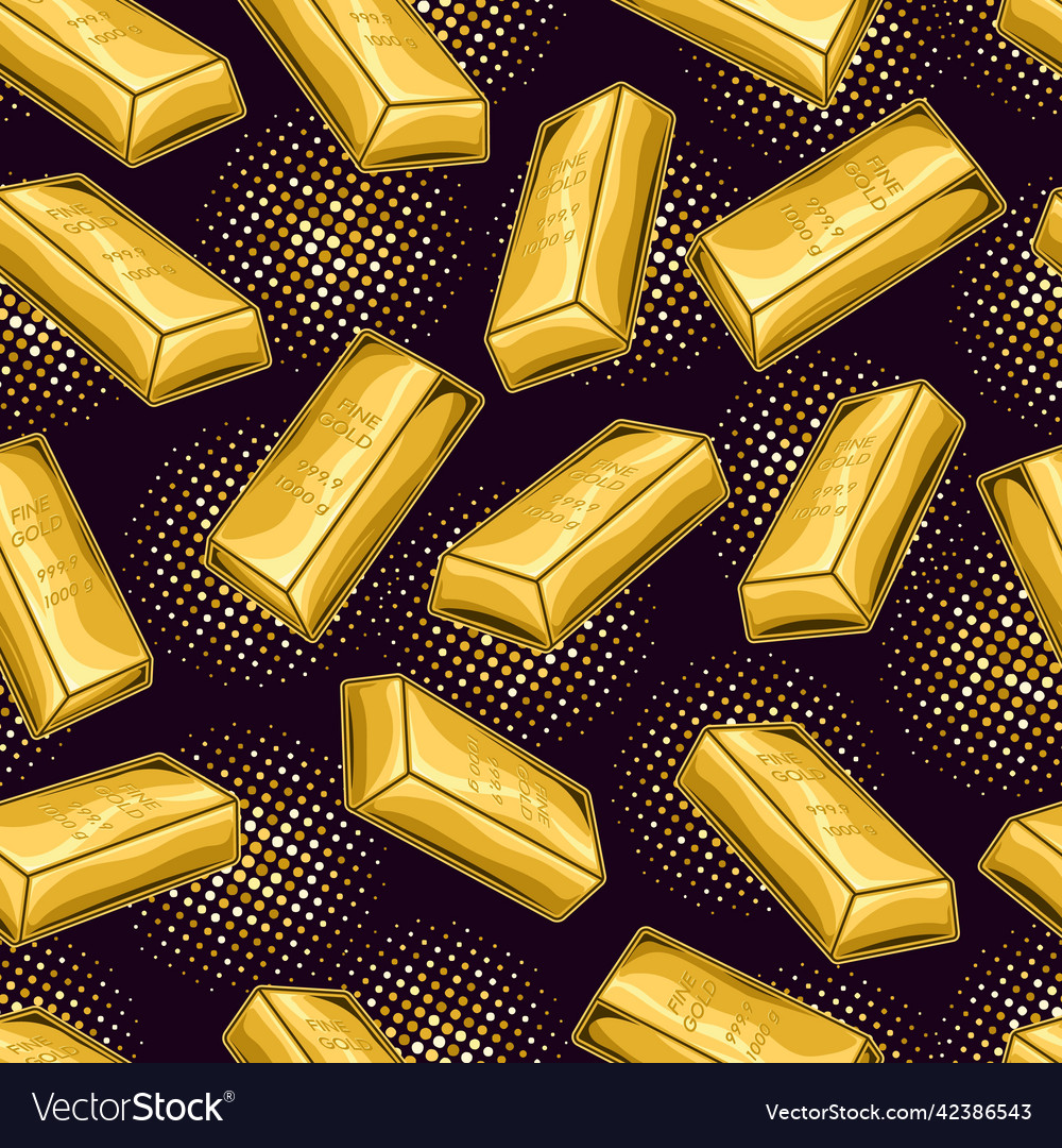Gold Bars Pattern - Volumetric
