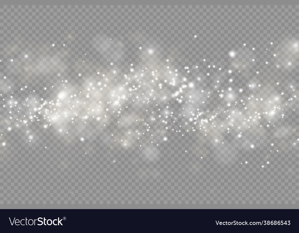 Sparkling magic dust particles bokeh light effect