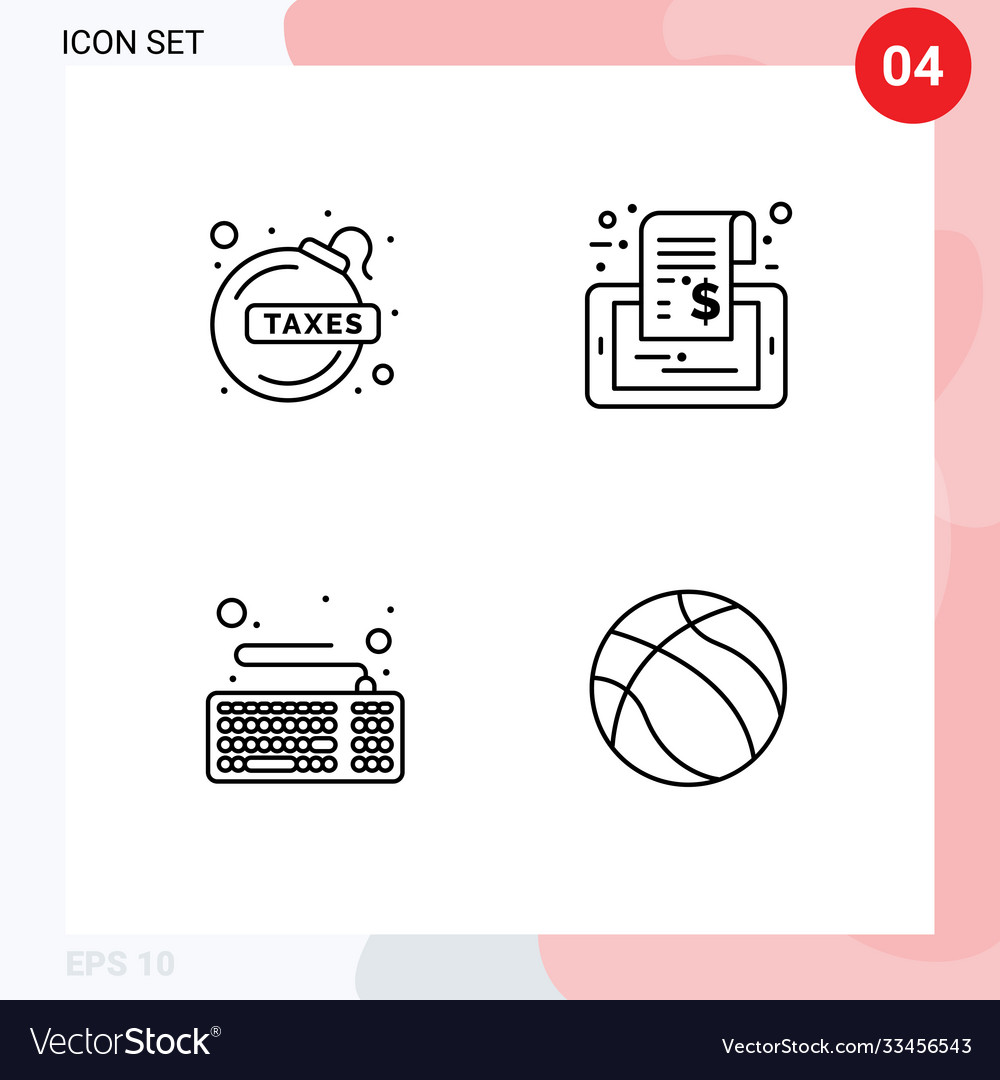 User interface pack 4 basic filledline flat