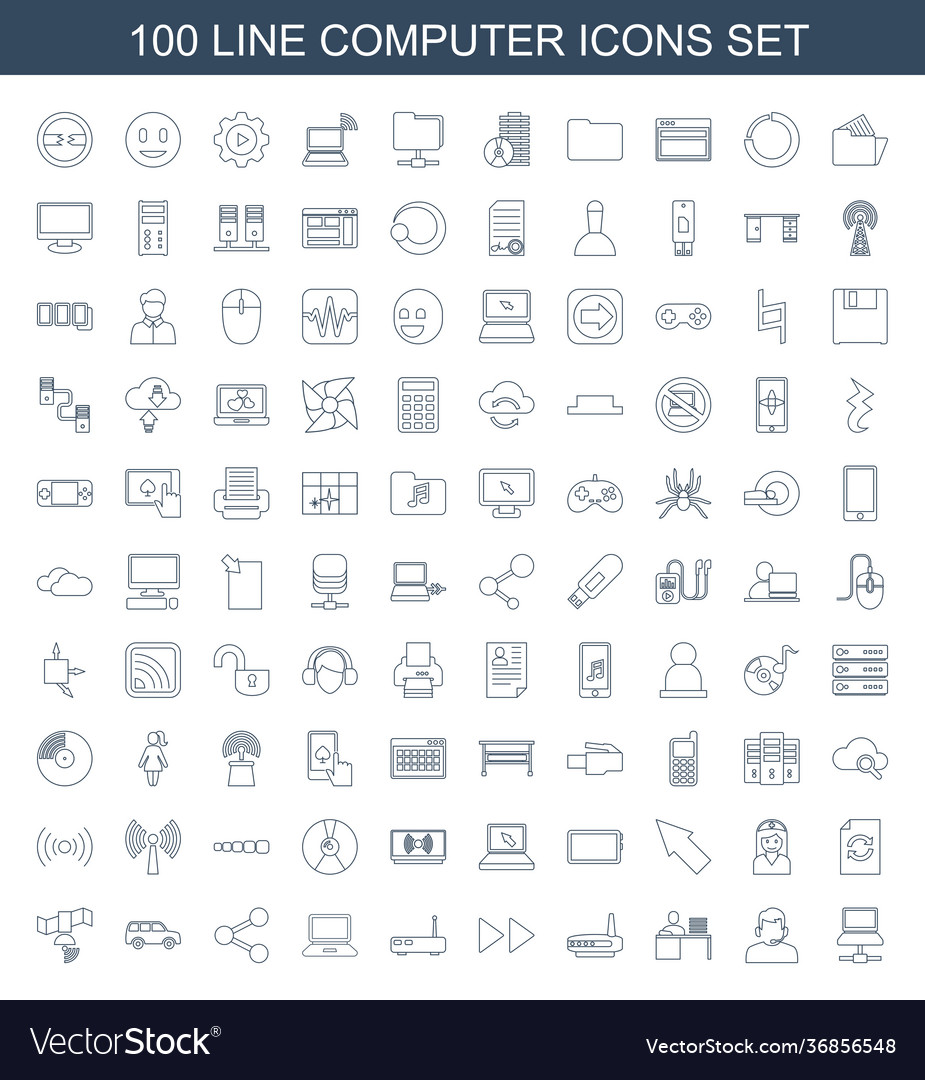 100 computer icons