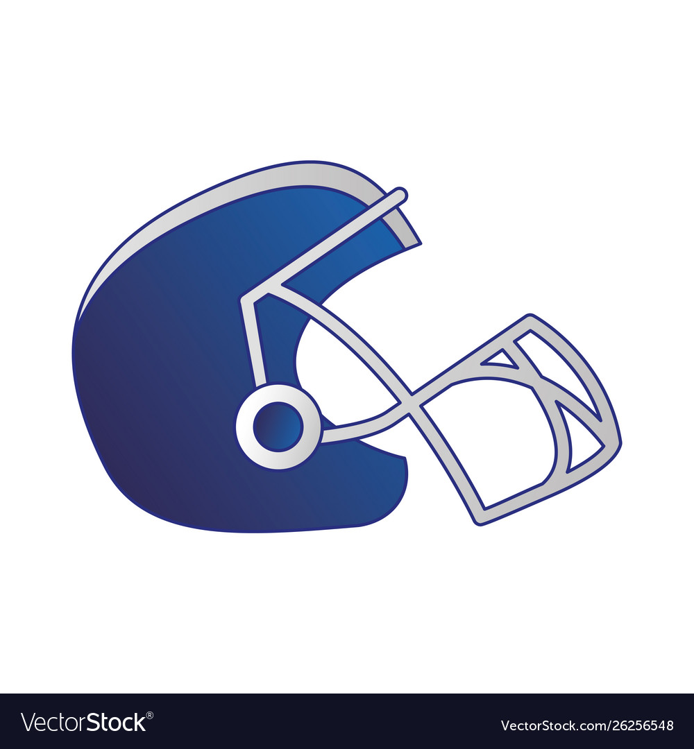 American football sport game cartoon blue lines