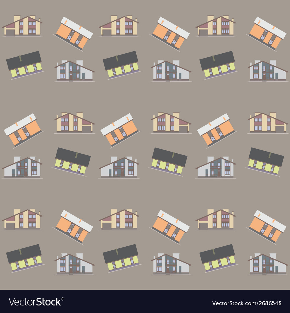 Architectural pattern seamless Royalty Free Vector Image