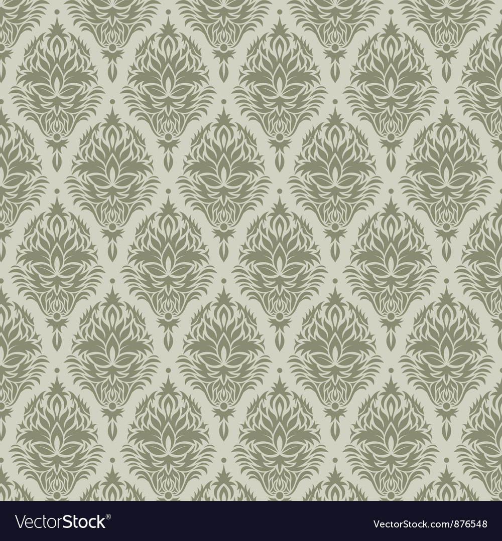 Damask decorative wallpaper