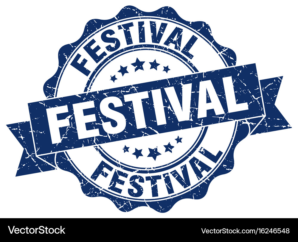 Festival stamp sign seal Royalty Free Vector Image