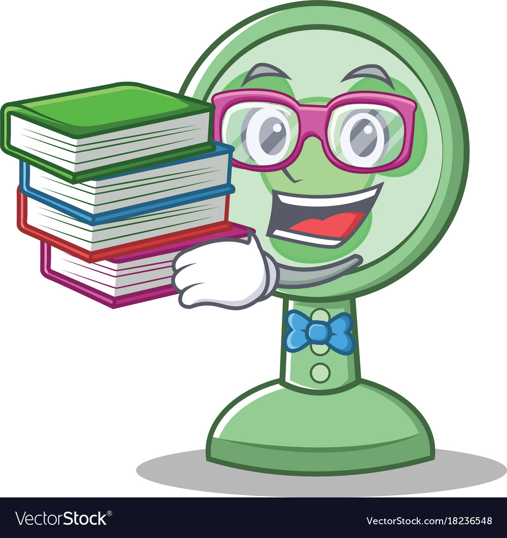 Geek fan character cartoon style