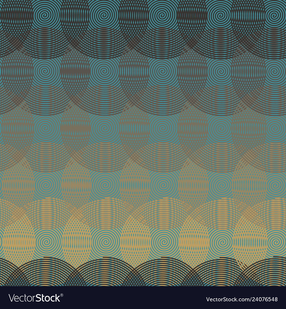 Intersecting circular spiral