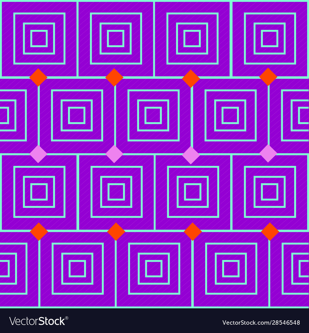 Seamless wallpaper square line pattern background vector image Seamless wallpaper square line pattern background