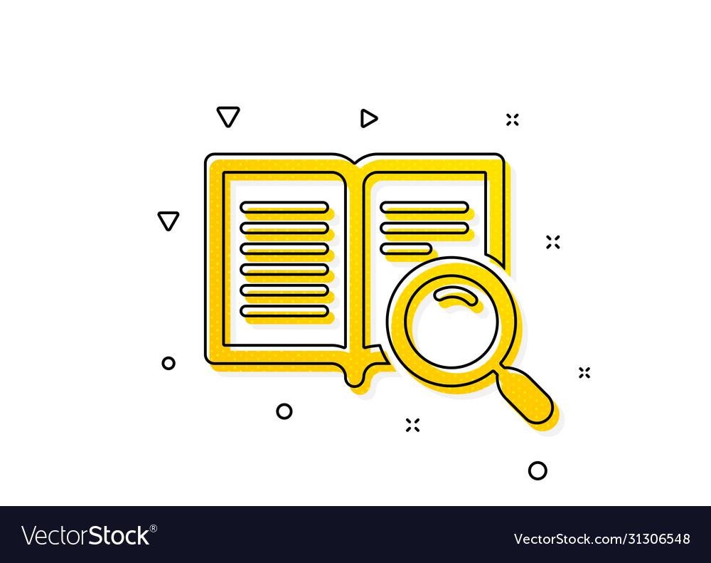 Search text icon find word sign Royalty Free Vector Image