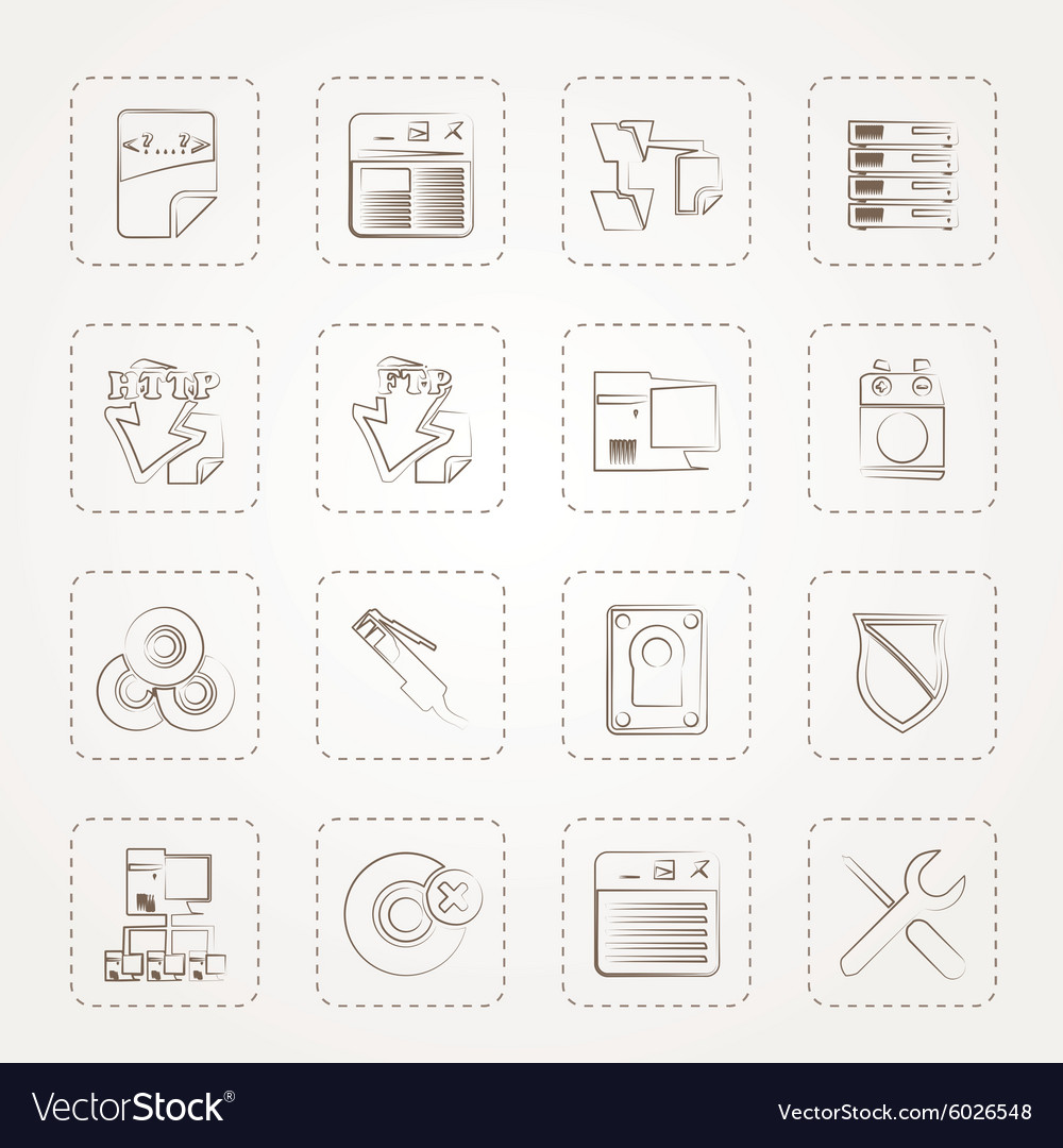 Server side computer icons