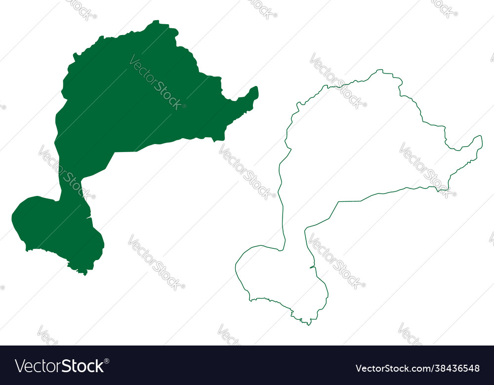 West jaintia hills district meghalaya state Vector Image