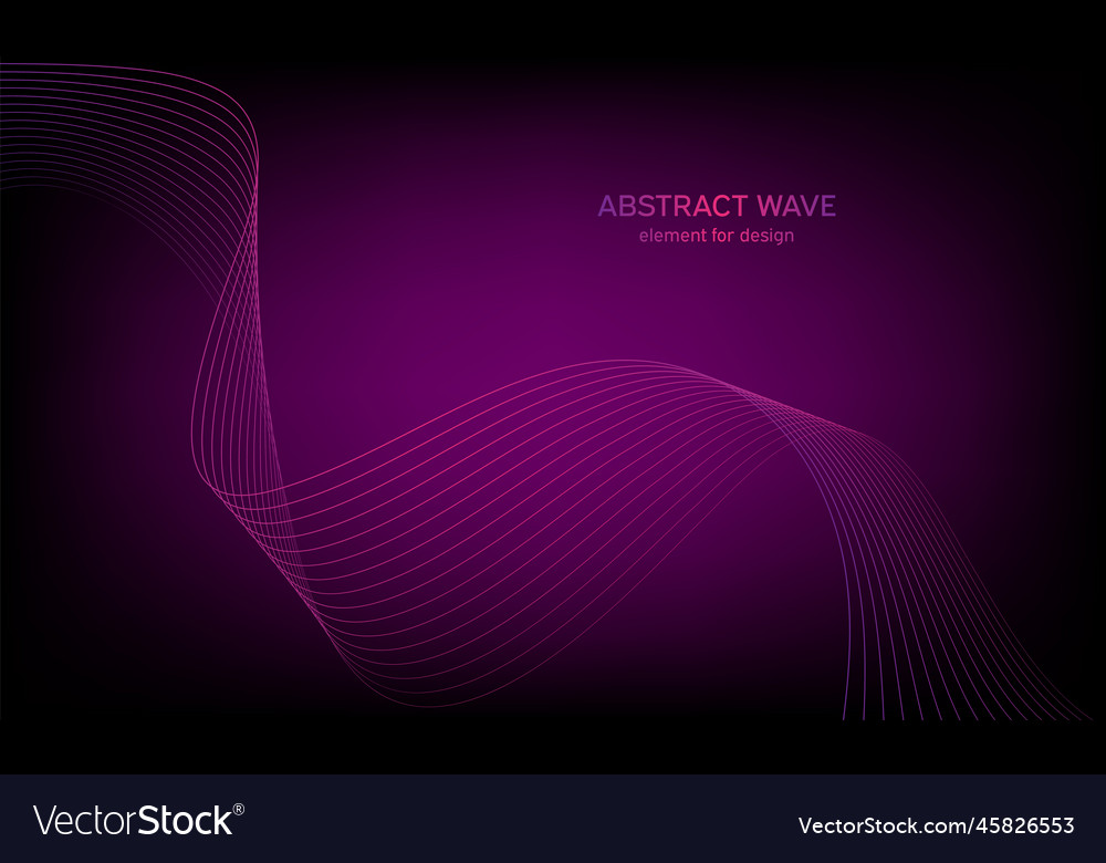 Abstract wave element for design digital vector image Abstract wave element for design digital