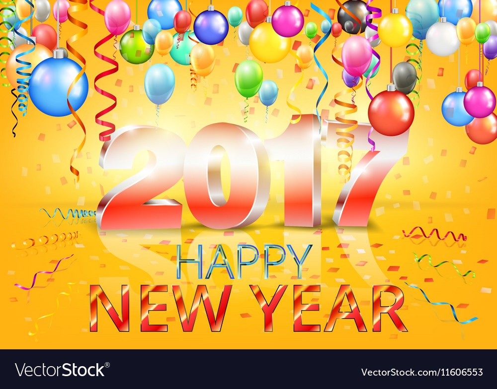 Happy new year Royalty Free Vector Image - VectorStock