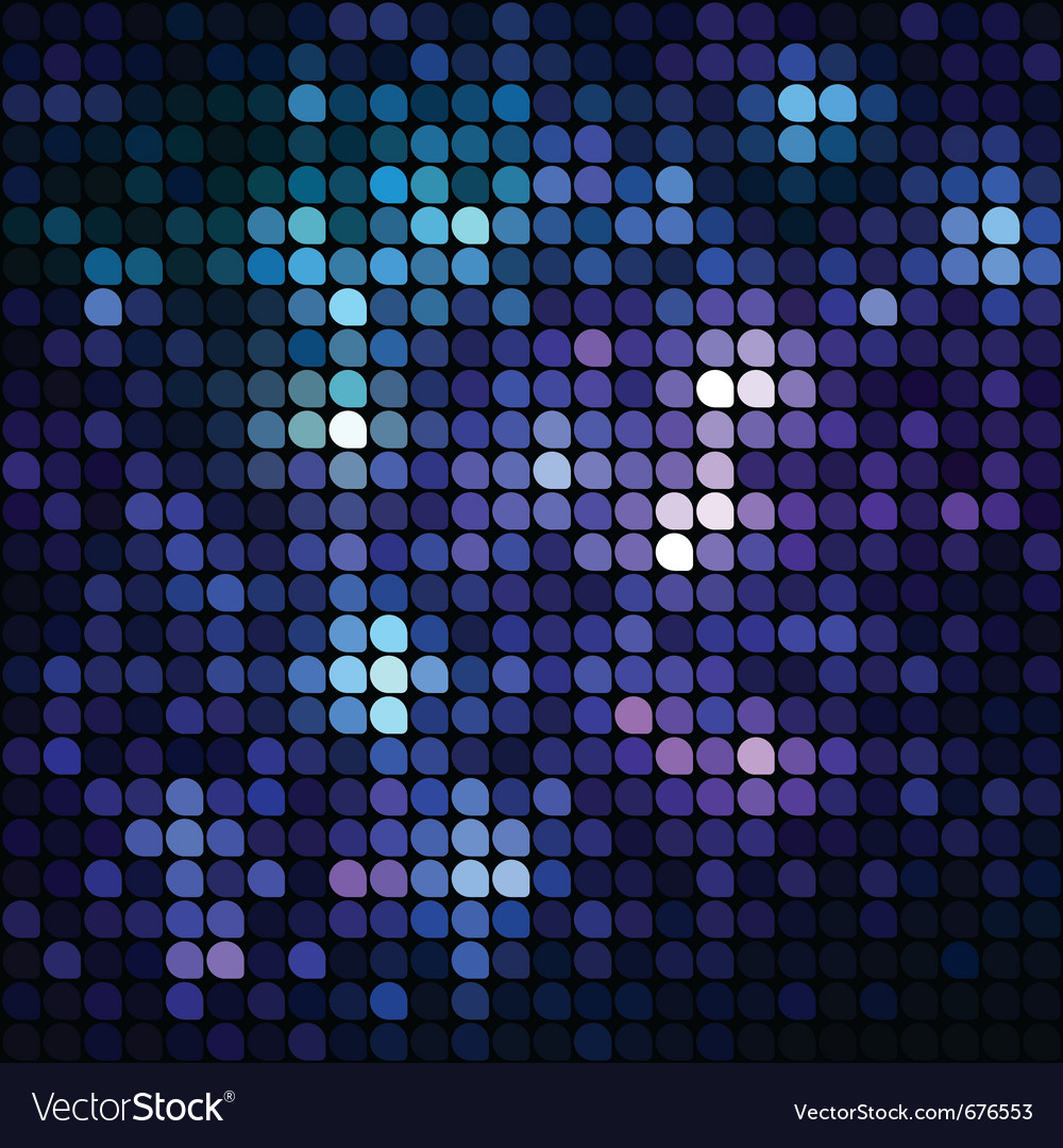 Iridescent Mosaic Pattern