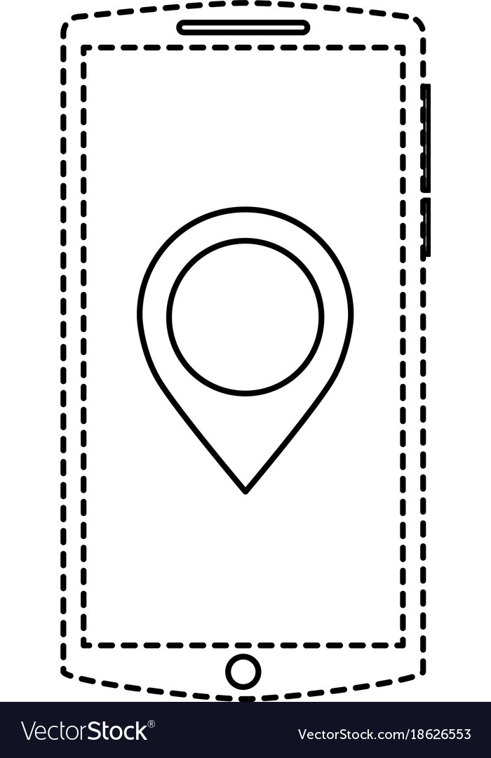 Mobile phone screen pointer map app gadget