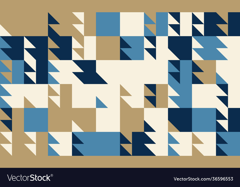 Mosaic abstract pattern design vector image Mosaic abstract pattern design