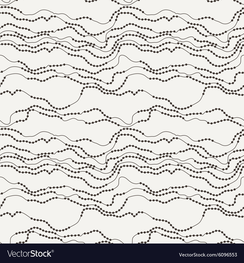 Seamless pattern of curved lines