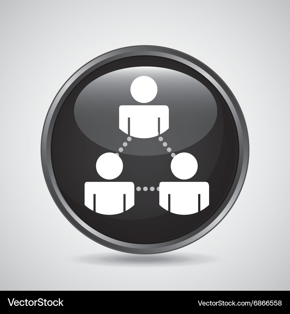 Collaborative teamwork design Royalty Free Vector Image