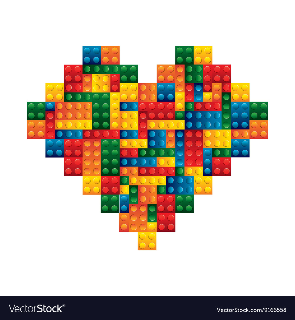 Colorful Building Blocks Pattern