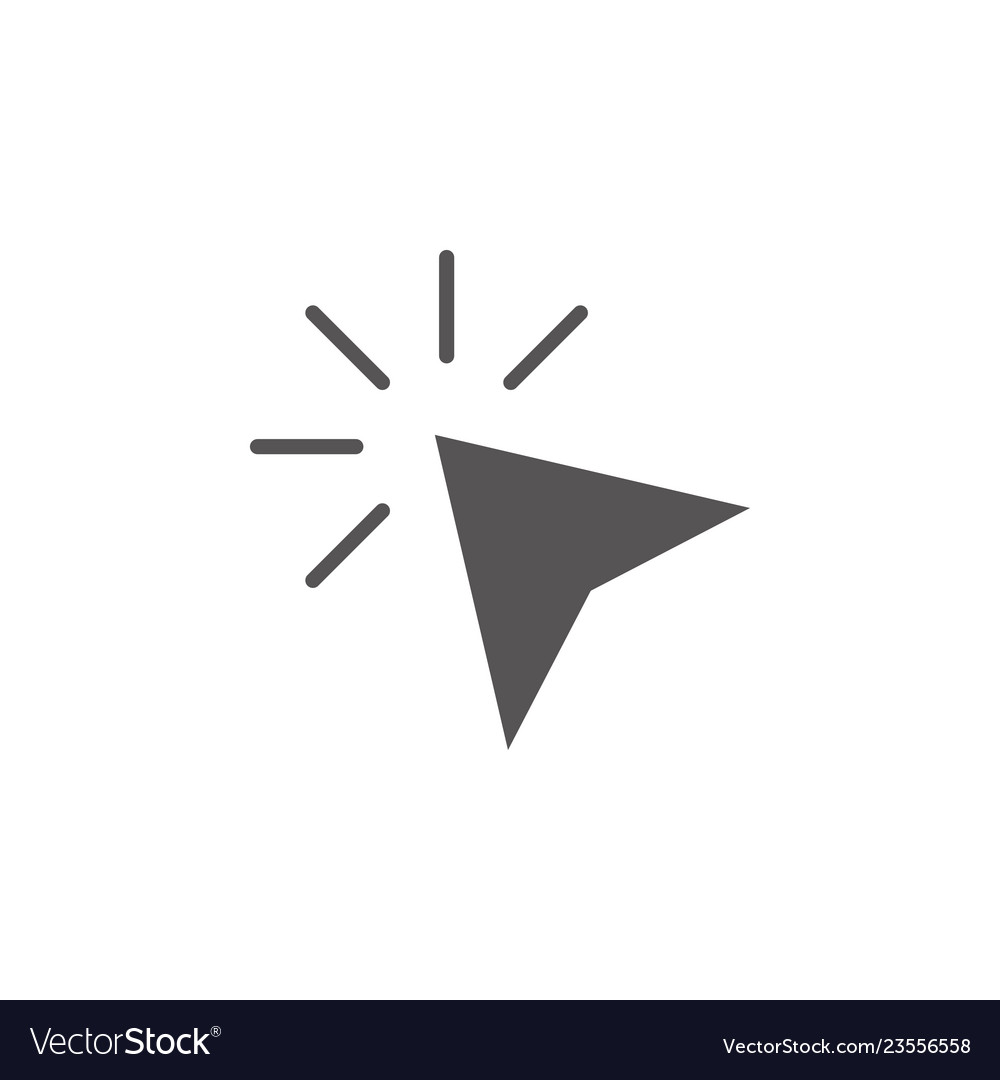 Cursor click icon graphic design template